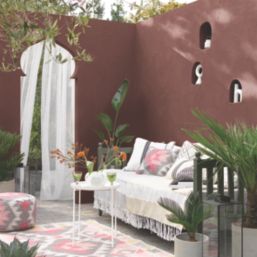 Sandtex 5Ltr Ultra Smooth Brick Red Masonry Paint