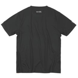 Scruffs Tech Short Sleeve T-Shirt Black X Large 45-48" Chest