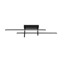 Eglo Trepiliano LED Ceiling Light Black 20W 2500lm
