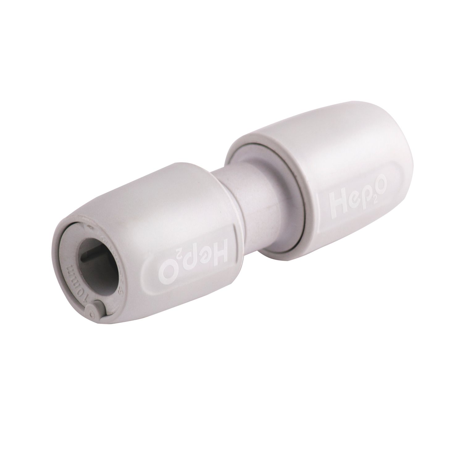 Hep2O Plastic Push-Fit Equal Couplers 10mm 10 Pack (260FH)