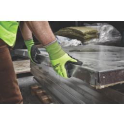 Milwaukee Hi-Vis Cut Level 4/D Gloves Fluorescent Yellow Medium