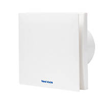 Vent-Axia 446659B 100mm Axial Bathroom Extractor Fan with Timer White 240V