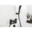 Bristan Cobalt Black 123mm Deck Mounted Dual Control Manual Shower Mixer Tap