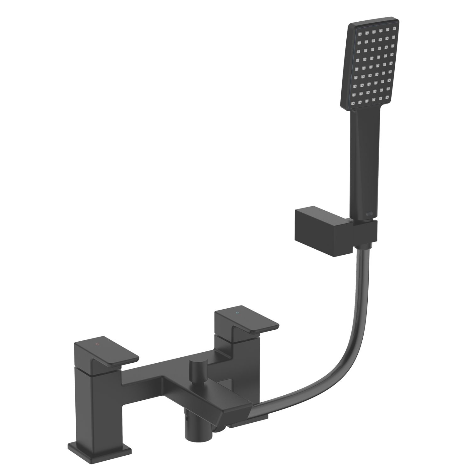 Bristan Cobalt Deck Mounted Bath/Shower Mixer Black (260JE)