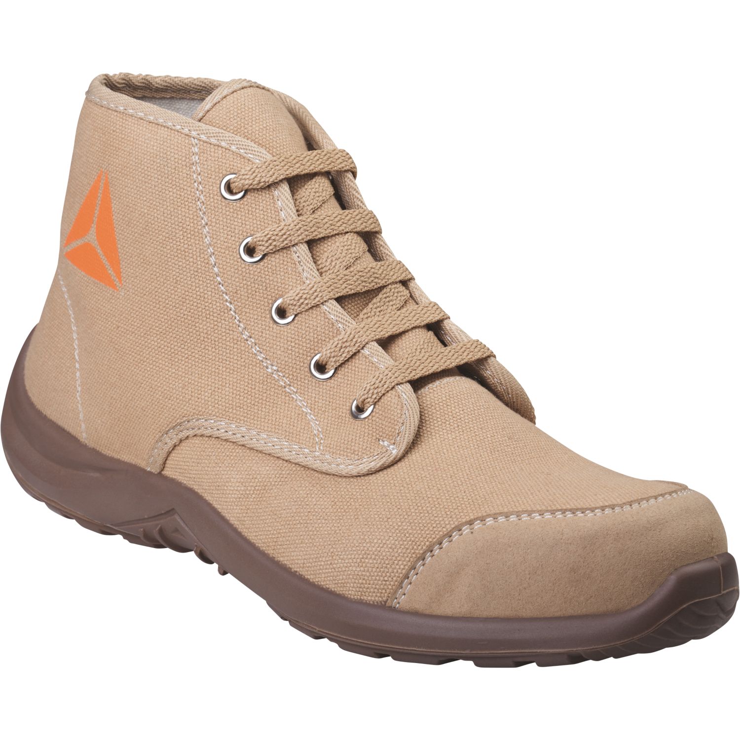 Delta Plus Arona Size 10 Sand Steel Toe Cap Safety Trainer Boots (260JH)