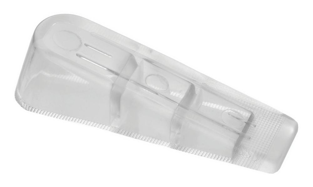 Hardware Solutions Door Wedge Clear Screwfix
