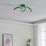 Eglo Calarossa-Z RGBW LED Smart Ceiling Light Black 22W 2500lm