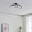 Eglo Calarossa-Z RGBW LED Smart Ceiling Light Black 22W 2500lm