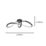 Eglo Calarossa-Z RGBW LED Smart Ceiling Light Black 22W 2500lm