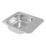 Refurb Carysil EA10 1 Bowl  Brushed Stainless Steel Inset Kitchen Sink 577mm x 487mm
