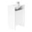 Newland  Double Door Floor Standing Vanity Unit with Basin Gloss White 500mm x 370mm x 840mm
