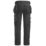 Snickers 6271 Full Stretch Trousers Black 39" W 32" L