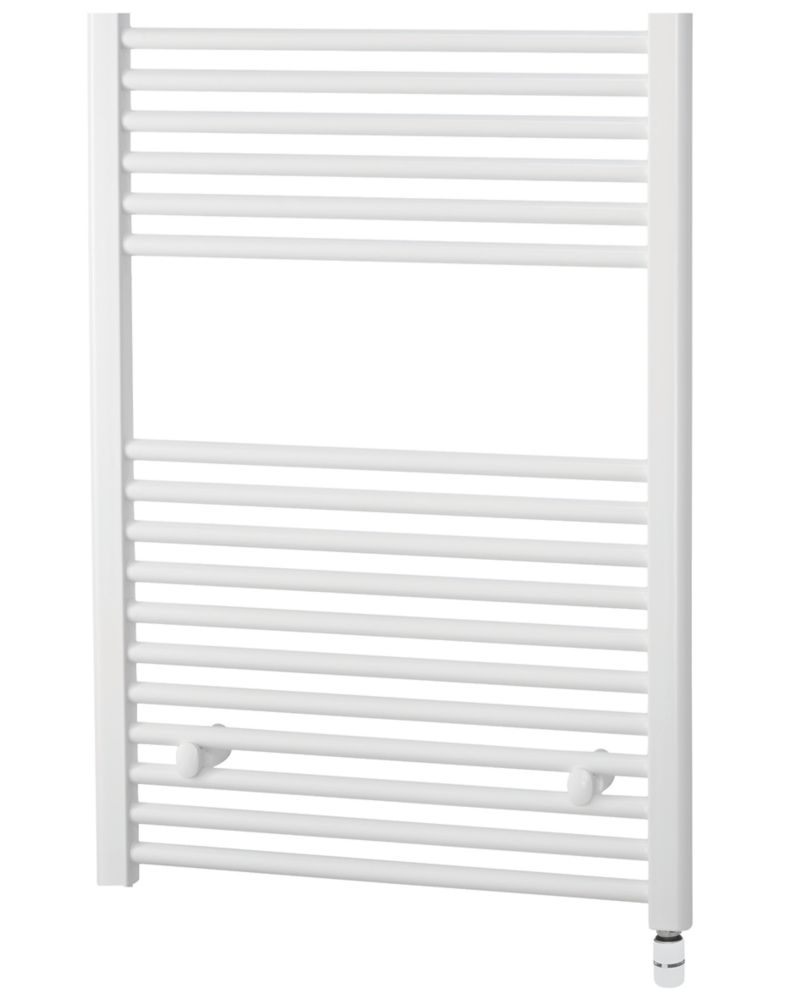 Towelrads 691mm x 450mm 512BTU White Flat Electric Towel Radiator ...