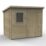 Forest Timberdale 8' x 6' 6" (Nominal) Pent Tongue & Groove Timber Shed with Base & Assembly