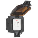 Knightsbridge  IP66 13A Weatherproof Outdoor Switched Fused Spur with LED