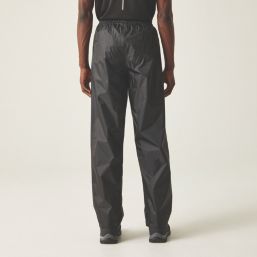 Regatta Stormbreak Weatherproof  Overtrousers  Black 3X Large 47" W 32" L
