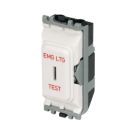 MK Grid Plus 20A Grid SP Control Switch White  with Colour-Matched Inserts