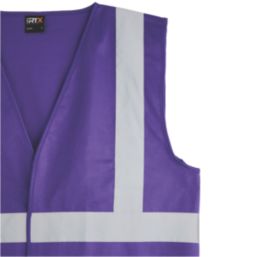 Pro RTX High Visibilty  Waistcoat Purple Large 44" Chest