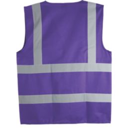 Pro RTX High Visibilty  Waistcoat Purple Large 44" Chest
