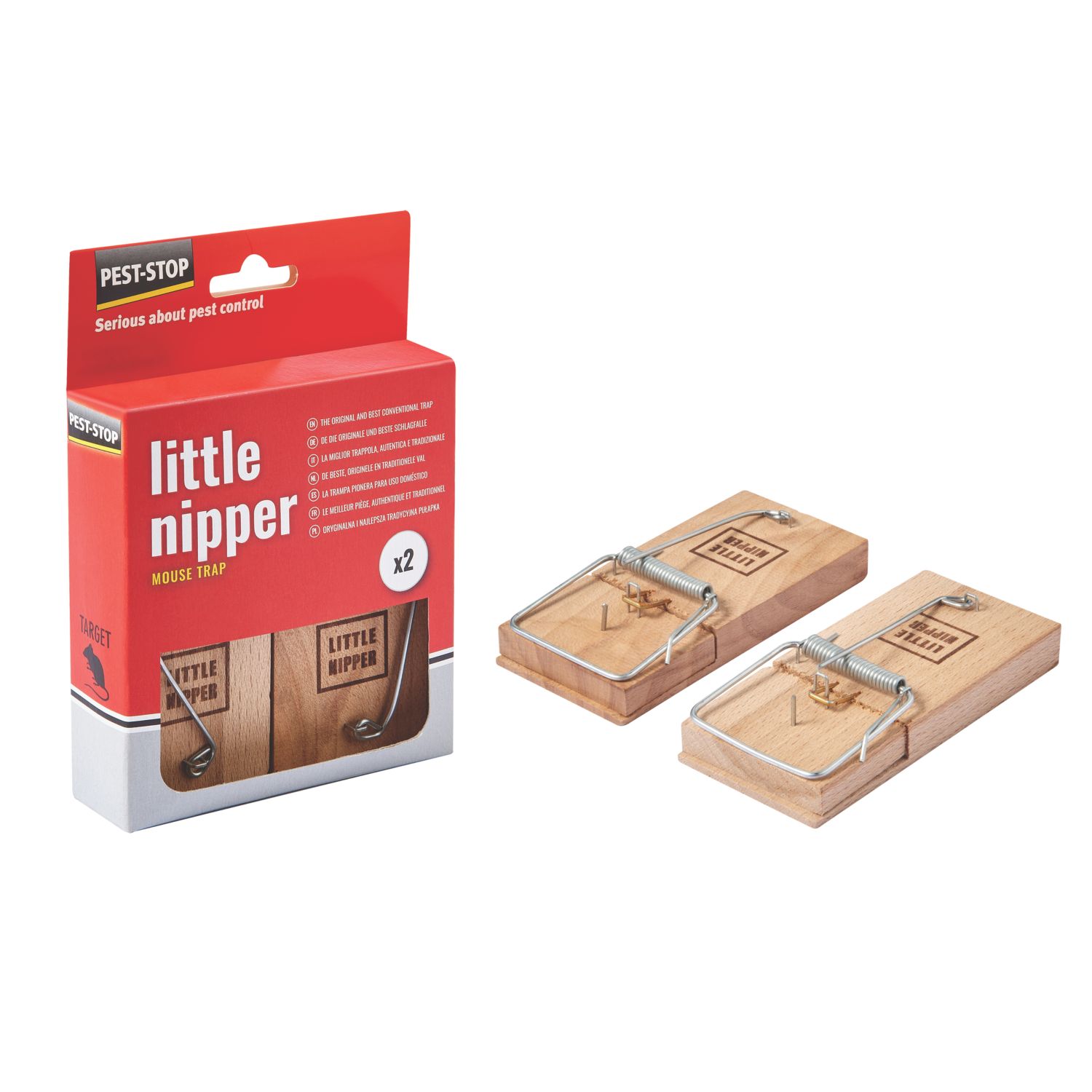 Pest-Stop Little Nipper Mouse Trap 2 Pack (261CT)