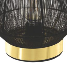 Eglo Escandidos Table Lamp Black/Brushed Brass/Gold