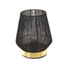 Eglo Escandidos Table Lamp Black/Brushed Brass/Gold