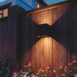 Calex Volterra Indoor & Outdoor Rechargeable LED Up & Downlight With PIR Sensor Black 170lm