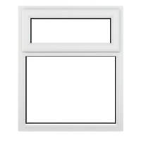 Crystal  Top Opening Double-Glazed Casement White uPVC Window 1190 x 1115mm