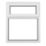 Crystal  Top Opening Clear Double-Glazed Casement White uPVC Window 1190mm x 1115mm