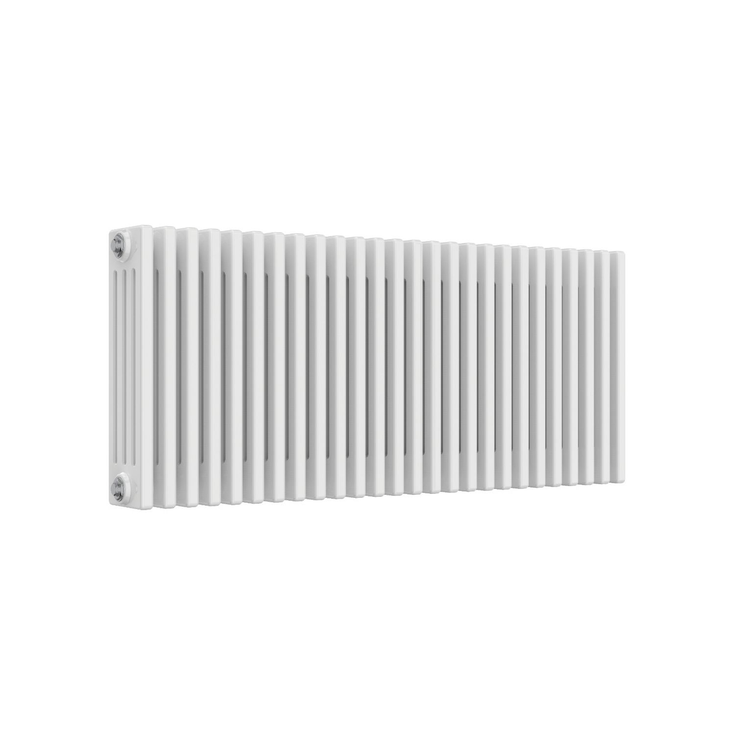 Reina 500mm x 1010mm 4835BTU White Horizontal 4 Column Radiator (261LH)
