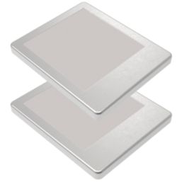 Sensio Horizon Pro Rectangular LED Under Cabinet Lights Steel 7.2W 250lm 2 Pack