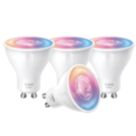 TP-Link Tapo  GU10 RGB & White LED Smart Light Bulb 3.7W 350lm 4 Pack