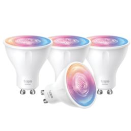 TP-Link Tapo  GU10 RGB & White LED Smart Light Bulb 3.7W 350lm 4 Pack