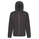 Regatta Navigate Hooded Zip Fleece Black/Seal Grey 2X Large 47" Chest