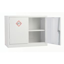 Barton  1-Shelf Acid Cabinet White 915mm x 457mm x 711mm