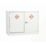Barton  1-Shelf Acid Cabinet White 915mm x 457mm x 711mm