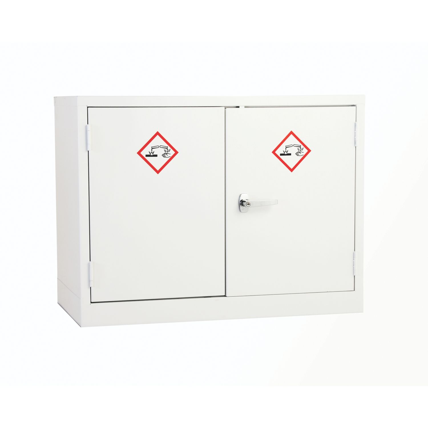 Barton 1-Shelf Acid Cabinet White 915mm x 457mm x 711mm (261VV)