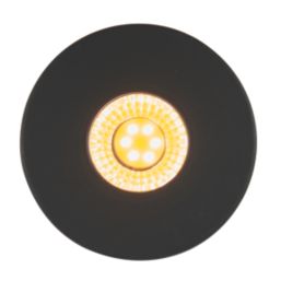 Saxby Lalo Round LED Downlight Matt Black 4W 200lm