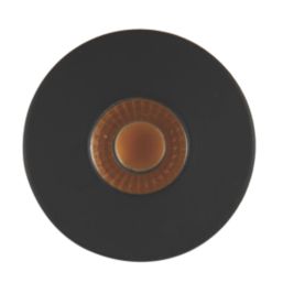 Saxby Lalo Round LED Downlight Matt Black 4W 200lm