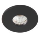 Saxby Lalo Round LED Downlight Matt Black 4W 200lm