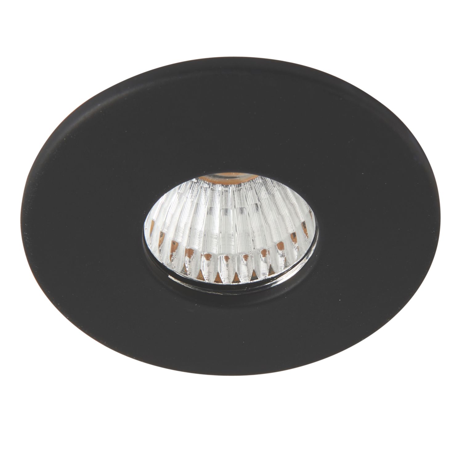 Saxby Lalo Round LED Downlight Matt Black 4W 200lm (261VX)