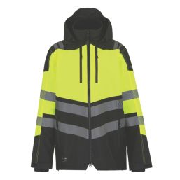 Regatta Hi Vis X-Pro Shell Jacket Black/Yellow Medium 40" Chest