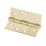 Eclipse  Electro Brass Grade 7 Fire Rated Washered Hinges 102mm x 76mm 2 Pack