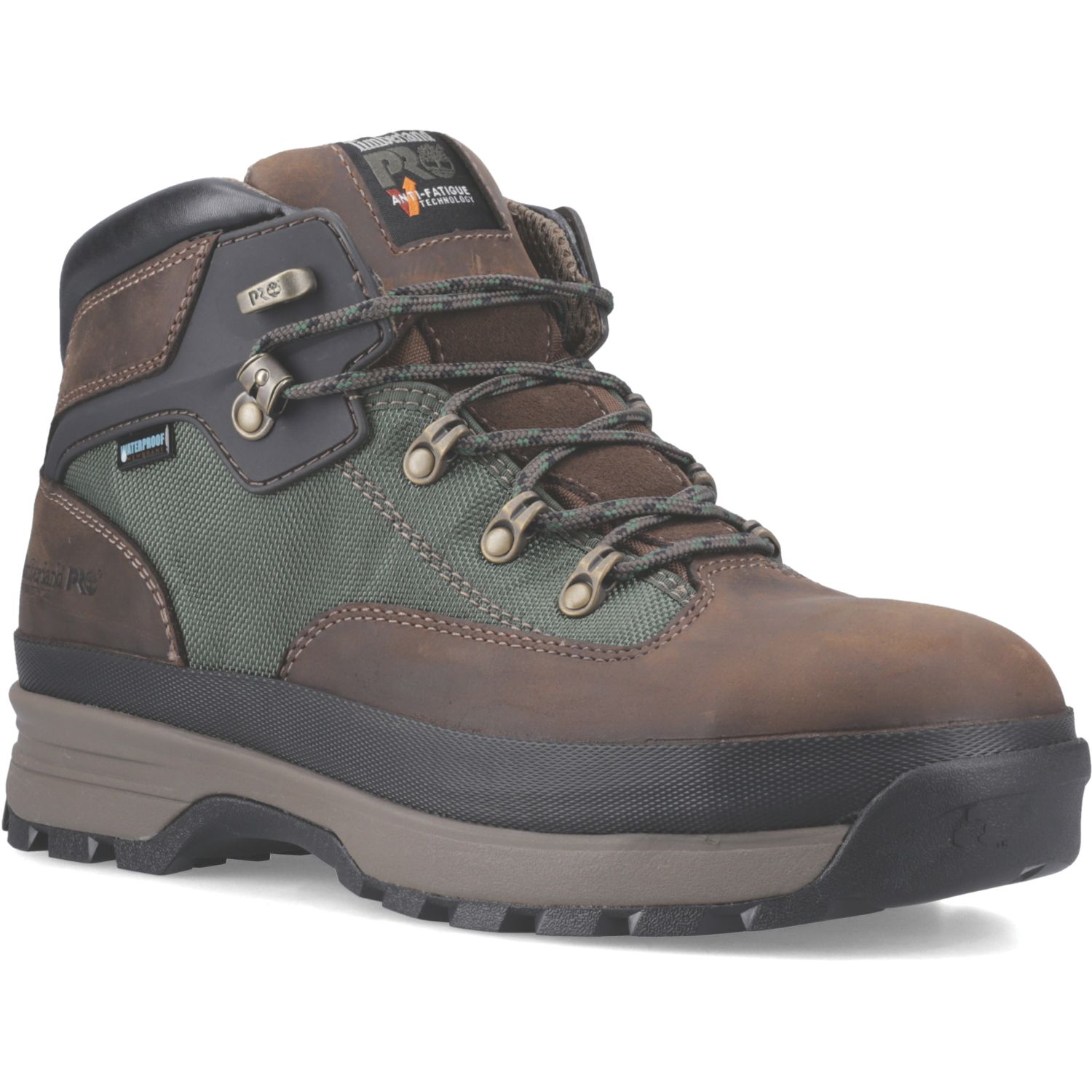 Timberland Pro Euro Hiker Xt Size 12 Brown Waterproof Safety Boots (262EK)