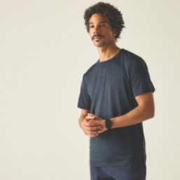 Regatta Fingal Edition Short Sleeve T-Shirt Navy 2X Large 51" Chest