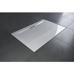 Mira Flight Level Safe Rectangular Shower Tray White 1400mm x 900mm x 25mm