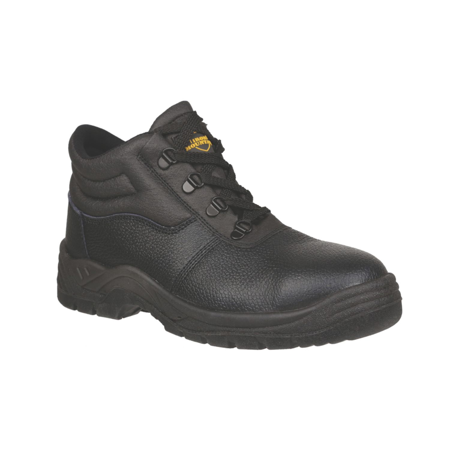 Iron Mountain IMBT227 Size 11 Black Water-Resistant Steel Toe Cap Safety Boots (262HU)