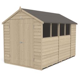 Forest  6' x 10' (Nominal) Apex Overlap Timber Shed with Assembly