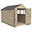 Forest  6' x 10' (Nominal) Apex Overlap Timber Shed with Assembly
