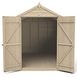 Forest  6' x 10' (Nominal) Apex Overlap Timber Shed with Assembly